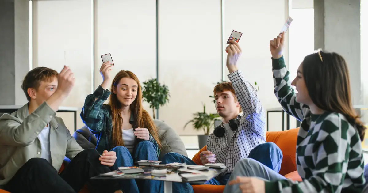 Photo of college students